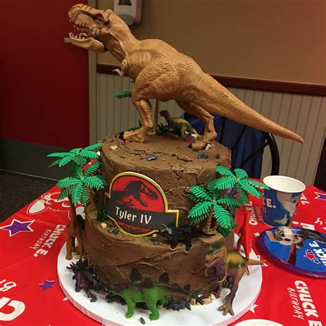 Jurassic World Cake Jurassic World Cake Dinosaur Birthday Cakes My
