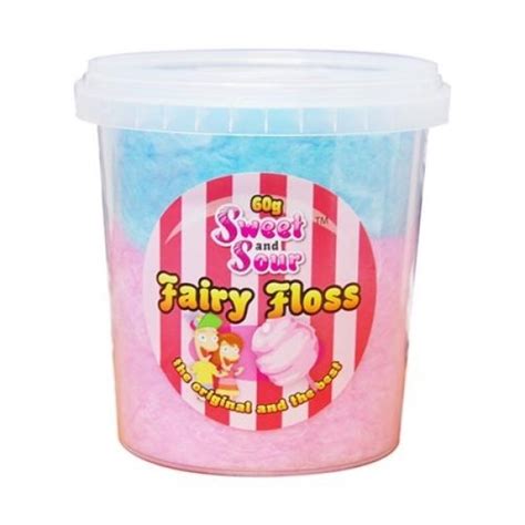 Sweet Sour Fairy Floss Tub Usa Candy Factory