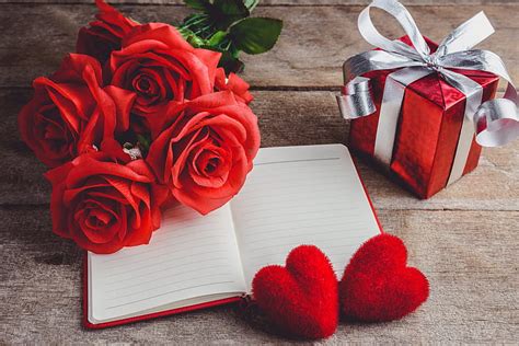 Hd Wallpaper Love Flowers T Heart Roses Red Romantic Hearts