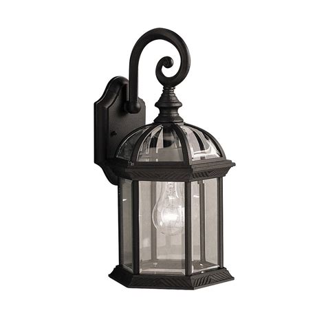 The average price for outdoor lighting ranges from $10 to $2,000. Kichler Barrie 15.5-in H Black Outdoor Wall Light at Lowes.com