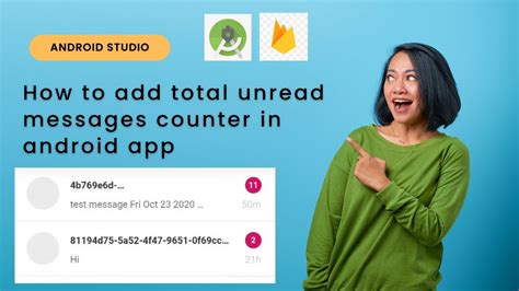 How To Add Total Unread Messages Counter In Android Studio With