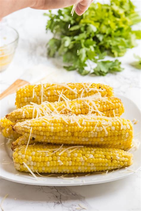 Buttery Garlic Parmesan Grilled Corn On The Cob Recipe The Sweetest