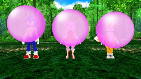 Km Sonic Amy And Tails Bubble Gum Contest By Tedster7800 On Deviantart