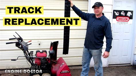 How To Replace A Honda Snowblower Track Step By Step Instructions