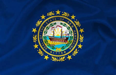 New Hampshire State Flag Here In New Hampshire