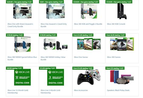 Black Friday Deals From Microsoft Store Include Xbox Bundles And Game