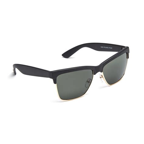 Unisex Larrabee Sunglasses Black Gold Sunny Rebel Touch Of Modern