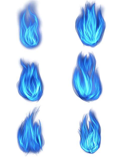 Archivo Png Abstracto De Fuego Azul Png All