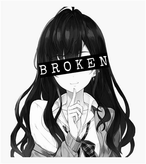 Broken Heart Crying Broken Heart Depressed Sad Anime Girl