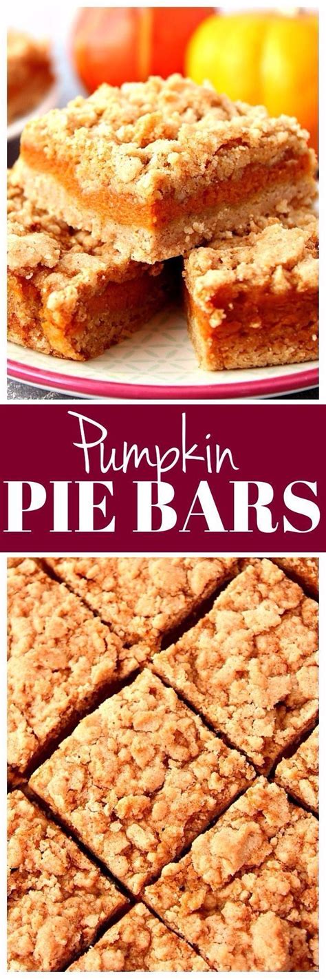 2 · this versatile recipe gives you the choice of making bar or drop cookies. Pumpkin Pie Bars recipe - quick and easy dessert bars that ...