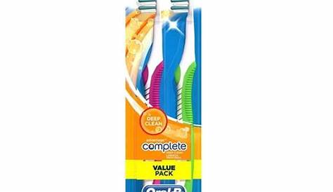 Oral B Complete Deep Clean Manual Toothbrush Soft Bristle 2 Ea
