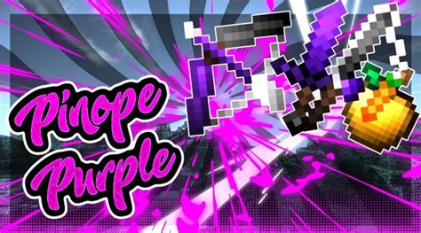 Pinope Purple Pvp Texture Pack Mcpe 11x