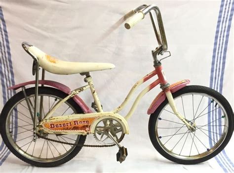 Vintage Girls Banana Seat Bicycles Neferast Huffy Desert Rose Bike