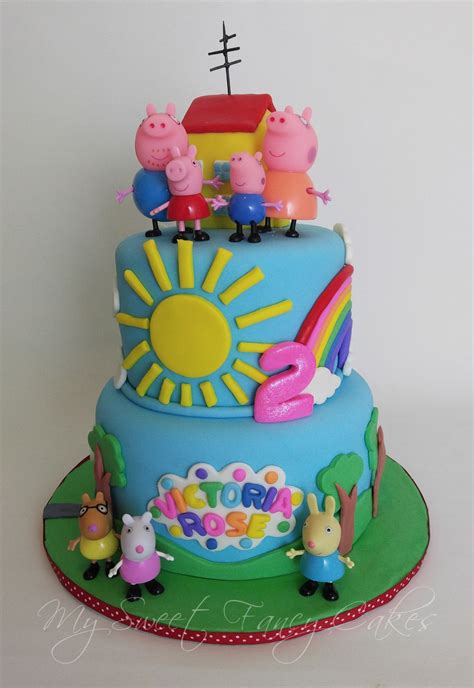 Peppa Pig Cake Pig Birthday Cakes Peppa Pig Birthday Cake Peppa Pig