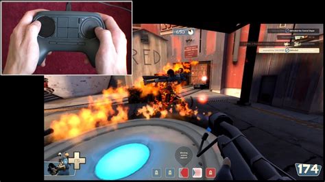 Steam Controller Gameplay Team Fortress 2 Youtube