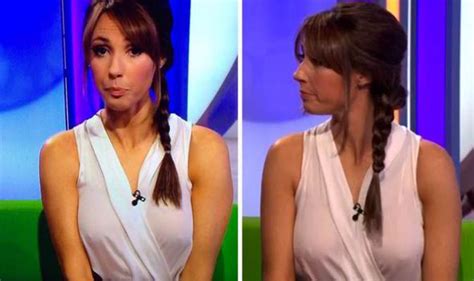 Alex Jones Flashes Her Nipples On The One Show Celebrity News Showbiz And Tv Uk