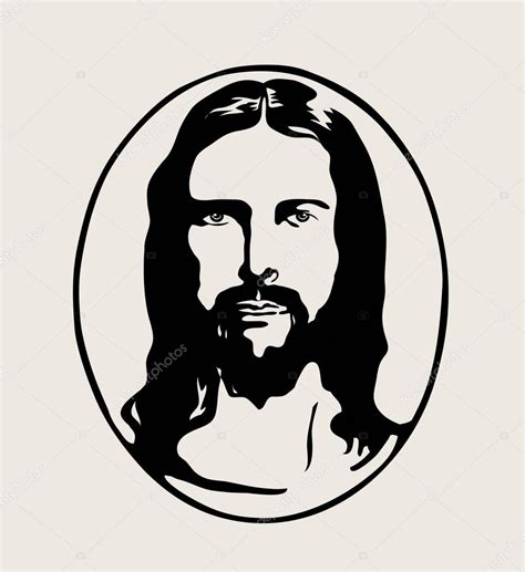 Pictures Artistic Jesus Jesus Christ Face Art Vector Sketch Drawing