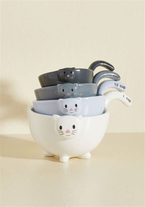 Meow For Measuring Cups Cute Kitchen Cat Lover Ts Cat Lover T