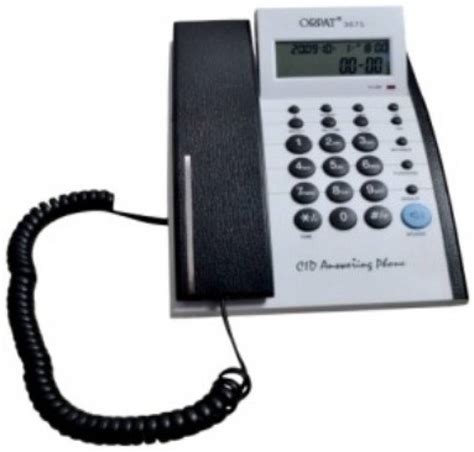 Orpat 3675 Corded Landline Phone Price In India Buy Orpat 3675 Corded