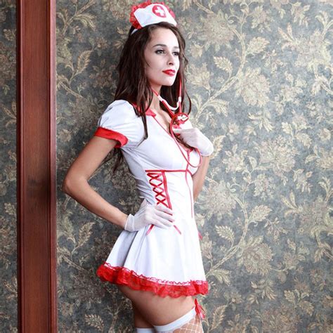 Sexy Cosplay Performance Nightgown Chemise Uniform Temptation Nurse Costume Women S Lingerie
