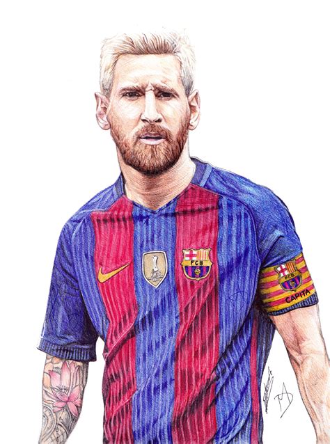 Messi Drawing At Getdrawings Free Download