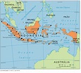 Blog de Geografia: Mapa da Indonésia