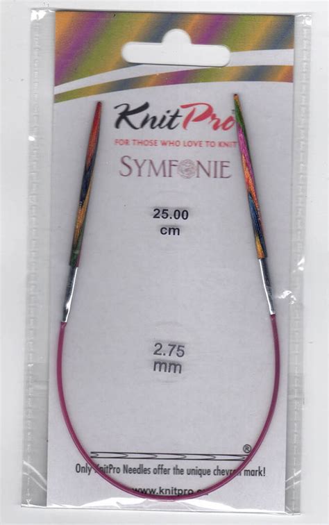 Circular Needles 25cm Knit Pro Symfonie Knitting Needles Wool Baa