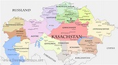 Karte von Kasachstan - Freeworldmaps.net