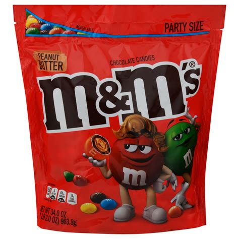 Save On Mandms Peanut Butter Chocolate Candies Party Size Order Online