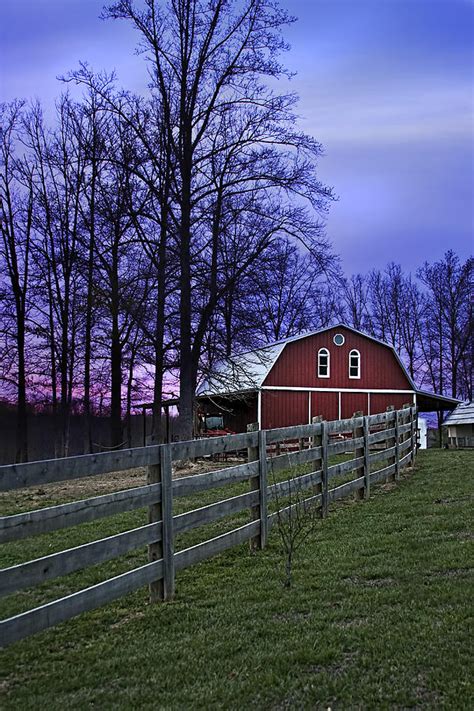 Red Barn At Sunset Photograph By Beth Hammond Orick Fine Art America