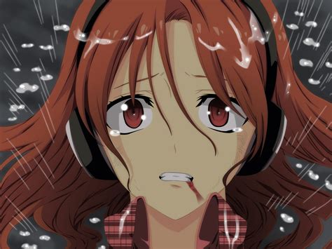 download close up rain headphones chelsea akame ga kill anime akame ga kill hd wallpaper by