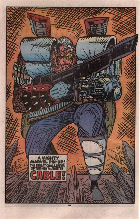 Cable By Rob Liefeld Cable Marvel Comic Book Costumes Deadpool