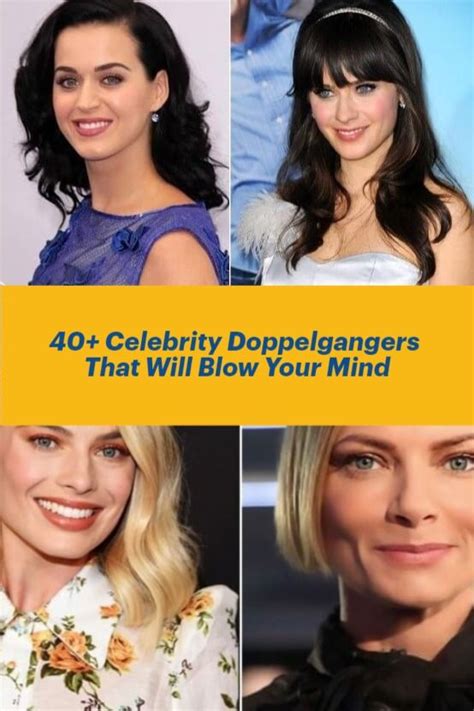 40 Celebrity Doppelgangers That Will Blow Your Mind Artofit