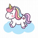How cute!!! Kawaii unicorn cartoon and lovely animal | Unicorn drawing ...