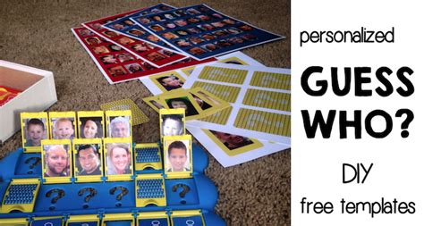 Diy Guess Who Template Free Printables Paper Trail Design