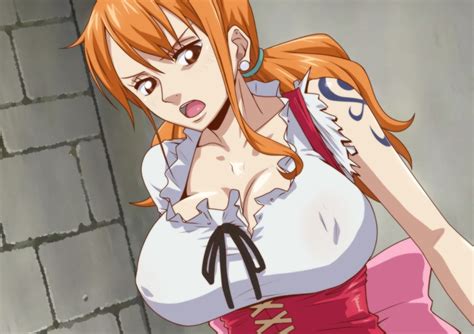 Kyabakurabakufu Nami One Piece One Piece 1girl Alternate Costume