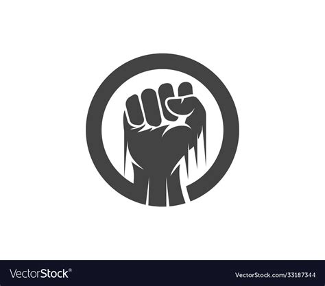 Hand Strong Icon Royalty Free Vector Image Vectorstock