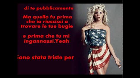 Kesha Thinking Of You Traduzione Italiana Youtube