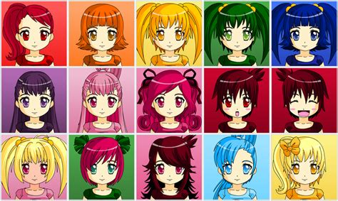 The Fruity Sisters Anime Faces By Tara012 On Deviantart