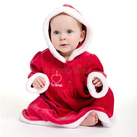 Baby Girl On Spruce Needles Stock Image Image Of Christmas Magenta