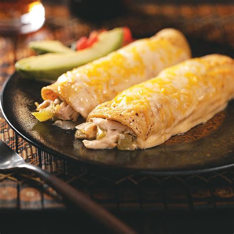 <p>unlike other fried, greasy mexican dishes, these baked enchiladas are low in saturated fat. Chicken Enchilada Casserole Recipe | Taste of Home
