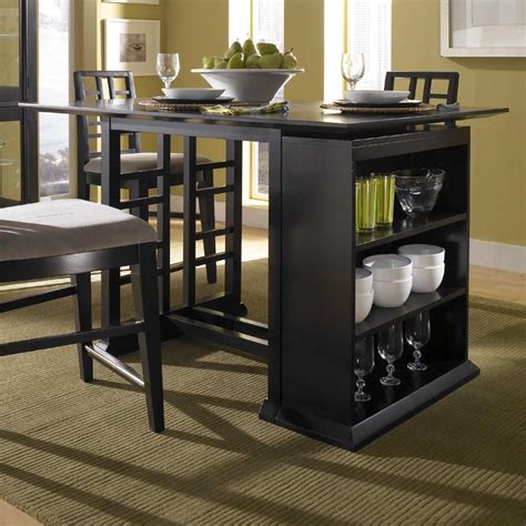 Counter height work table with storage. Perspectives Counter Height Pub Table with Storage Unit ...