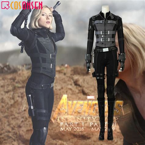 Avengers Infinity War Cosplay Black Widow Cosplay Costume Natasha