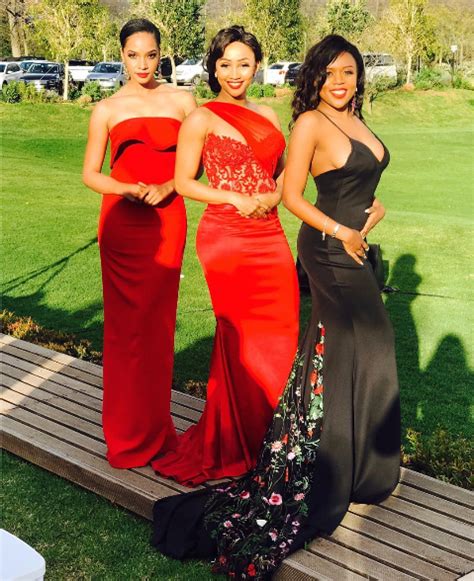 The Best Dressed Celebs At Minnie Dlaminis Wedding Okmzansi