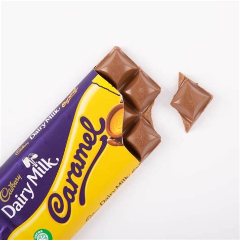 Cadbury Dairy Milk Caramel Chocolate Bar 120g Chocolatelk