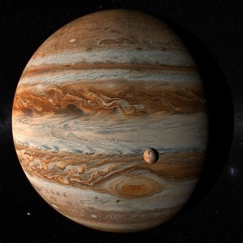 C4d Jupiter Moons 4k Planet