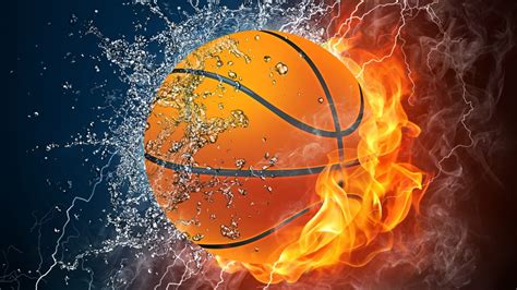 Find the best fire desktop backgrounds on wallpapertag. Basketball Game Ball Fire Flame 4k Wallpaper Download For ...