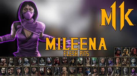 Mortal Kombat Mileena Flesh Pits Gameplay Arcade Tower YouTube