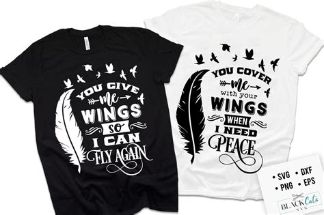 You Give Me Wings Svg Blackcatssvg