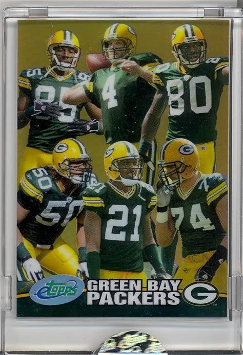 2007 Green Bay Packers Team Card Featuring Aj Hawk Charles Woodson